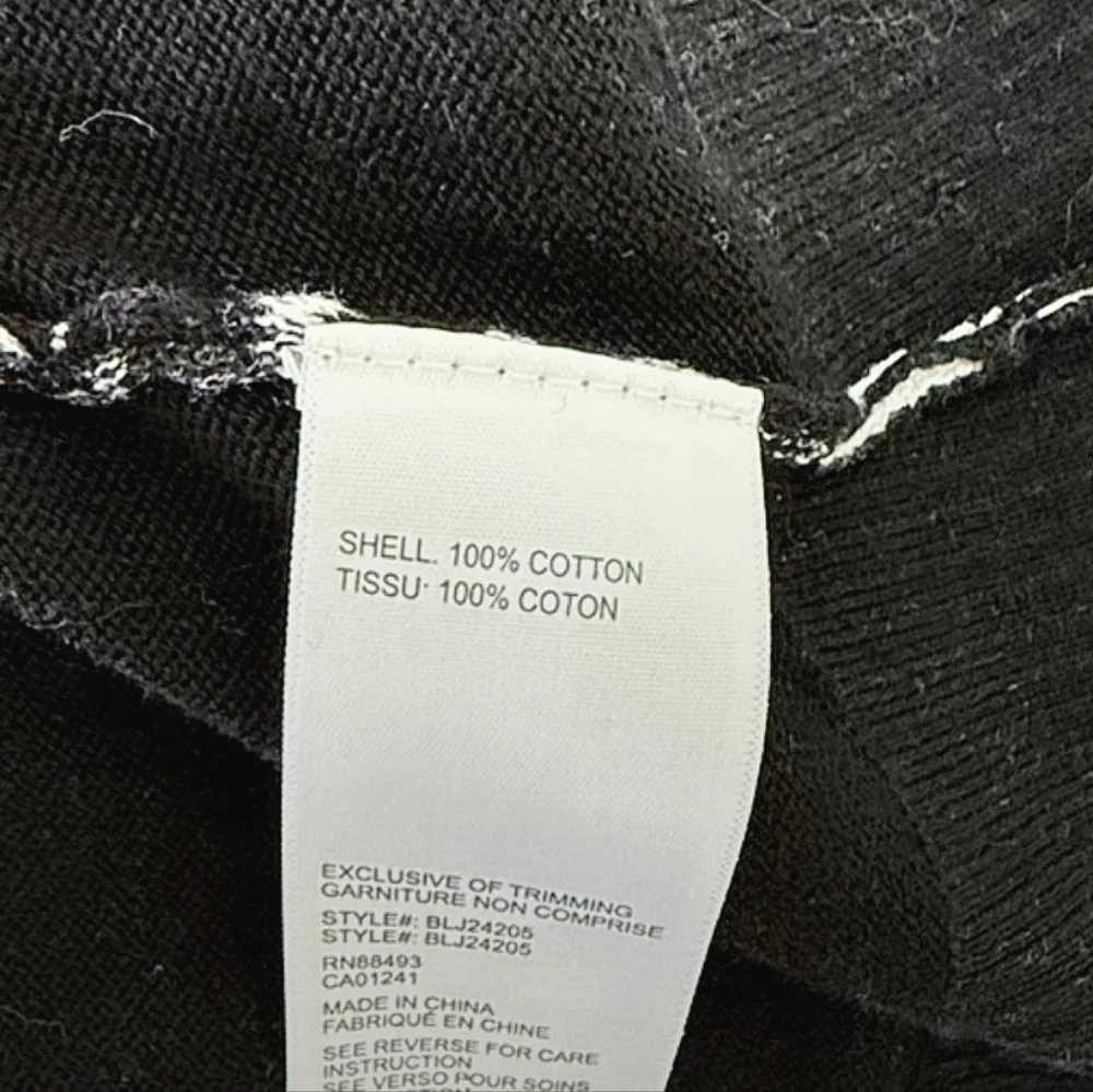 Blanc Noir Black and Gray Cardigan S - Picture 4 of 7